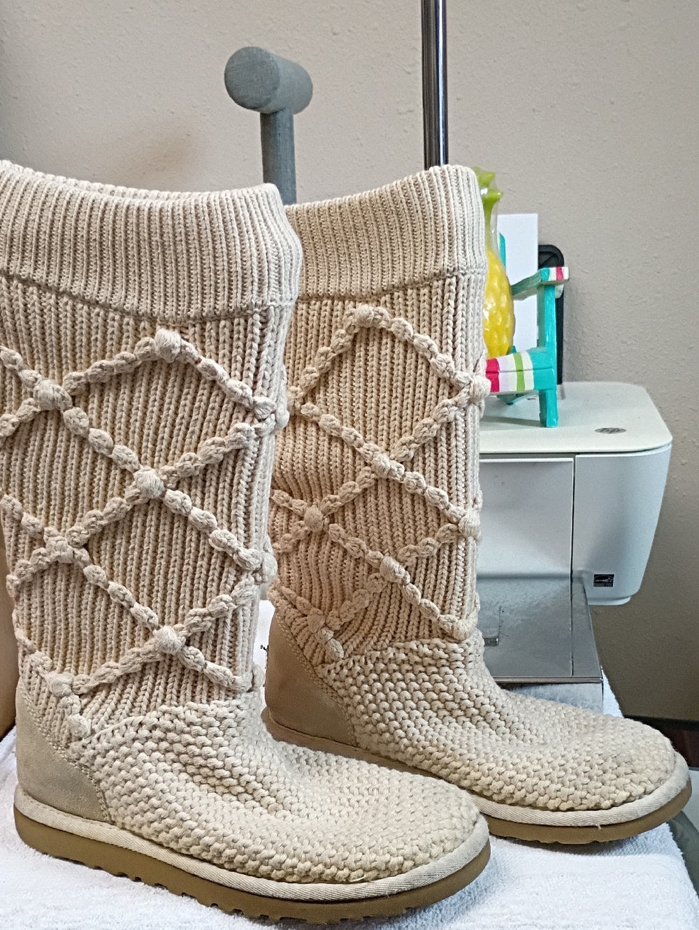 UGG Australia Knit Mid-Calf Boots